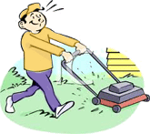 Yard mowing