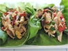 Italian Chicken Salad in Lettuce Cups