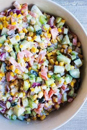 Fresh Vegetable Salad