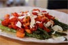 Asparagus with Tomatoes and Grilled Melon Salad 