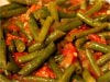 Fresh Green Beans and Tomatoes